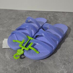 NWT Crocssplash Glossytrappy Open Toe Comfy Sandal Jelly Slides Size Women's 9